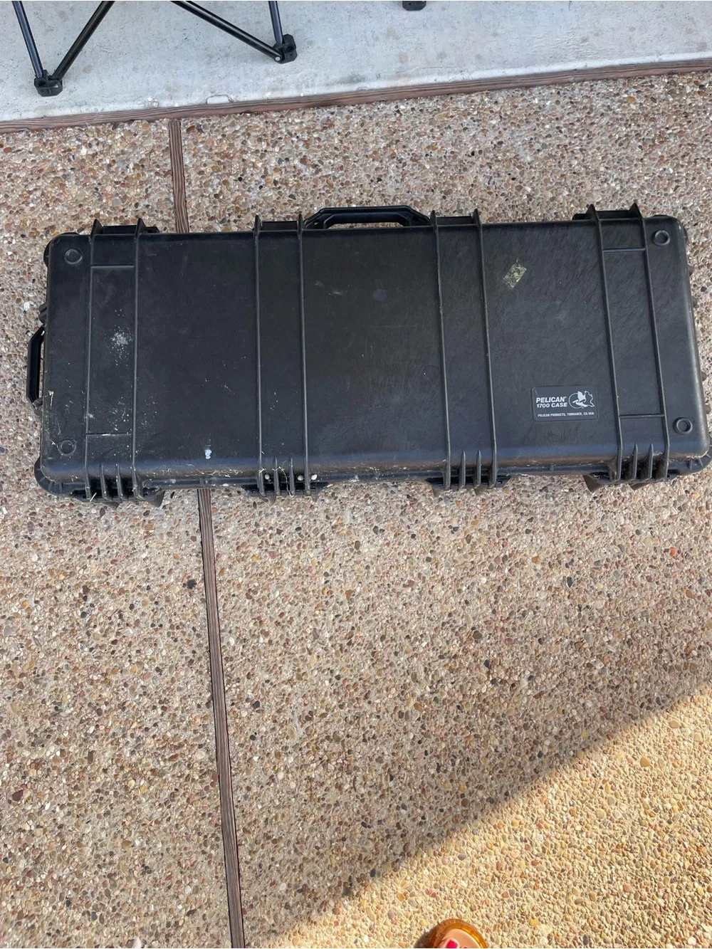 Pelican 1700 Hard Protective Case Black w/ Custom Foam Heavy Duty